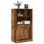vidaXL Dulap înalt, lemn vechi, 60x35,5x103,5 cm, lemn prelucrat
