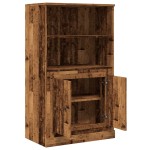 vidaXL Dulap înalt, lemn vechi, 60x35,5x103,5 cm, lemn prelucrat