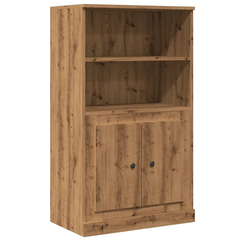 vidaXL Dulap înalt, stejar artizanal, 60x35,5x103,5 cm, lemn prelucrat