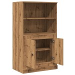 vidaXL Dulap înalt, stejar artizanal, 60x35,5x103,5 cm, lemn prelucrat