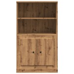 vidaXL Dulap înalt, stejar artizanal, 60x35,5x103,5 cm, lemn prelucrat