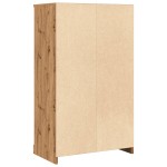 vidaXL Dulap înalt, stejar artizanal, 60x35,5x103,5 cm, lemn prelucrat