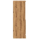 vidaXL Dulap înalt, stejar artizanal, 36x35,5x103,5 cm, lemn prelucrat