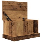 vidaXL Cutie de depozitare lemn vechi 30x50x28 cm lemn prelucrat