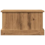 vidaXL Cutie depozitare, stejar artizanal, 30x50x28 cm, lemn prelucrat vidaXL Cutie depozitare, stejar artizanal, 30x50x28 cm, lemn prelucrat
