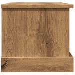 vidaXL Cutie depozitare, stejar artizanal, 30x50x28 cm, lemn prelucrat vidaXL Cutie depozitare, stejar artizanal, 30x50x28 cm, lemn prelucrat