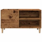 vidaXL Dulap discuri stejar artizanal, 84,5x38x48 cm, lemn prelucrat vidaXL Dulap discuri stejar artizanal, 84,5x38x48 cm, lemn prelucrat
