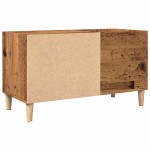 vidaXL Dulap discuri stejar artizanal, 84,5x38x48 cm, lemn prelucrat vidaXL Dulap discuri stejar artizanal, 84,5x38x48 cm, lemn prelucrat