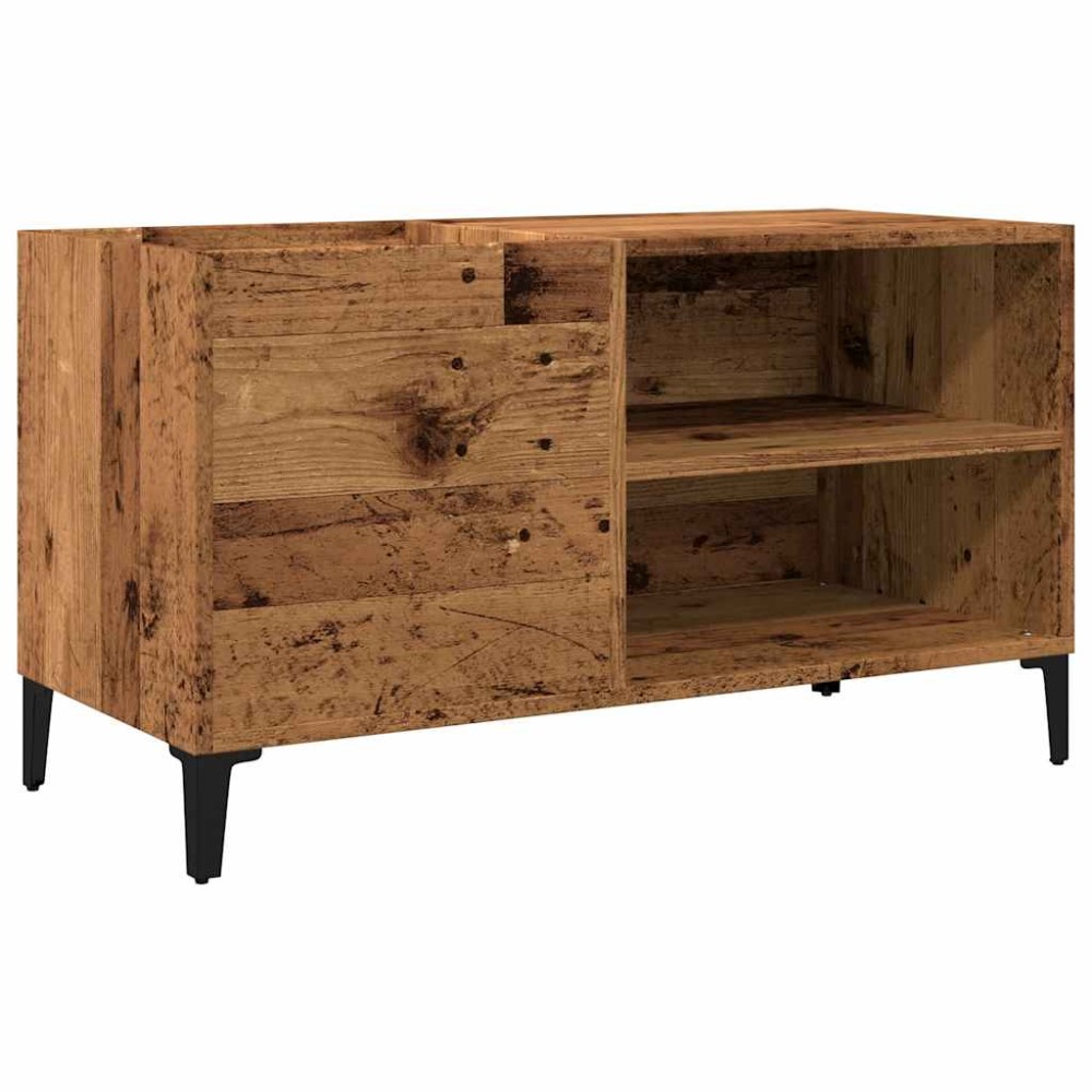 vidaXL Dulap pentru discuri, lemn vechi, 84,5x38x48 cm, lemn prelucrat