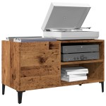vidaXL Dulap pentru discuri, lemn vechi, 84,5x38x48 cm, lemn prelucrat vidaXL Dulap pentru discuri, lemn vechi, 84,5x38x48 cm, lemn prelucrat
