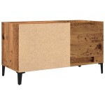 vidaXL Dulap pentru discuri, lemn vechi, 84,5x38x48 cm, lemn prelucrat vidaXL Dulap pentru discuri, lemn vechi, 84,5x38x48 cm, lemn prelucrat