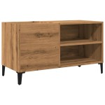 vidaXL Dulap discuri stejar artizanal, 84,5x38x48 cm, lemn prelucrat vidaXL Dulap discuri stejar artizanal, 84,5x38x48 cm, lemn prelucrat