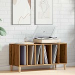 vidaXL Dulap de discuri stejar artizanal, 100x38x48 cm, lemn prelucrat vidaXL Dulap de discuri stejar artizanal, 100x38x48 cm, lemn prelucrat
