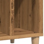 vidaXL Dulap de discuri stejar artizanal, 100x38x48 cm, lemn prelucrat vidaXL Dulap de discuri stejar artizanal, 100x38x48 cm, lemn prelucrat