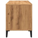 vidaXL Dulap de discuri stejar artizanal, 100x38x48 cm, lemn prelucrat