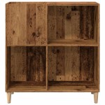 vidaXL Dulap pentru discuri lemn vechi 84,5x38x89 cm lemn prelucrat vidaXL Dulap pentru discuri lemn vechi 84,5x38x89 cm lemn prelucrat