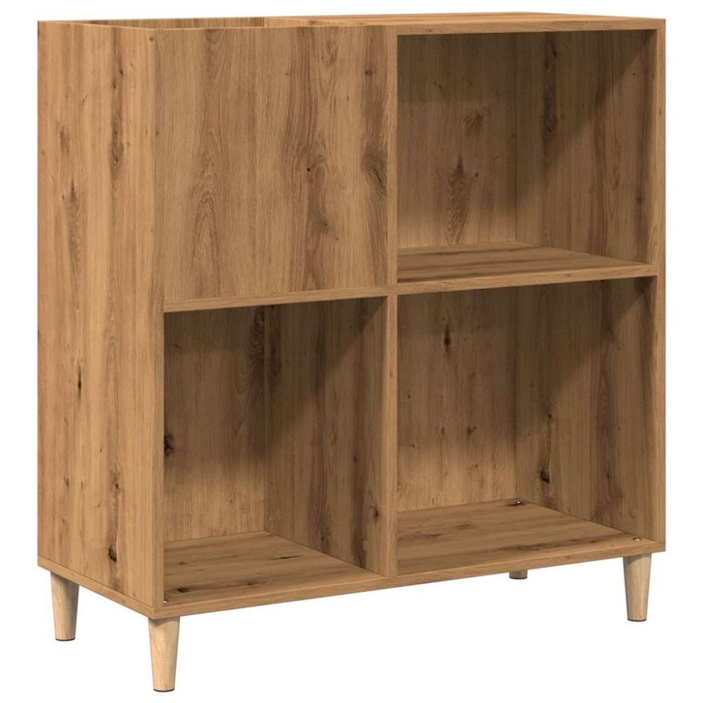 vidaXL Dulap discuri stejar artizanal 84,5x38x89 cm lemn prelucrat