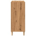 vidaXL Dulap discuri stejar artizanal 84,5x38x89 cm lemn prelucrat vidaXL Dulap discuri stejar artizanal 84,5x38x89 cm lemn prelucrat