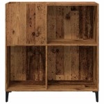 vidaXL Dulap pentru discuri lemn vechi 84,5x38x89 cm lemn prelucrat vidaXL Dulap pentru discuri lemn vechi 84,5x38x89 cm lemn prelucrat