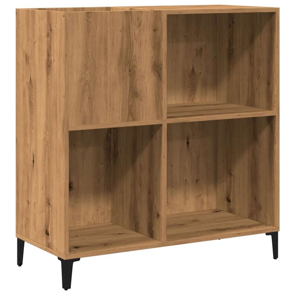 vidaXL Dulap discuri stejar artizanal 84,5x38x89 cm lemn prelucrat