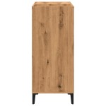vidaXL Dulap discuri stejar artizanal 84,5x38x89 cm lemn prelucrat