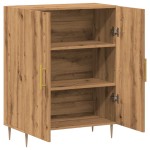 vidaXL Dulap, stejar artizanal, 69,5x34x90 cm, lemn prelucrat