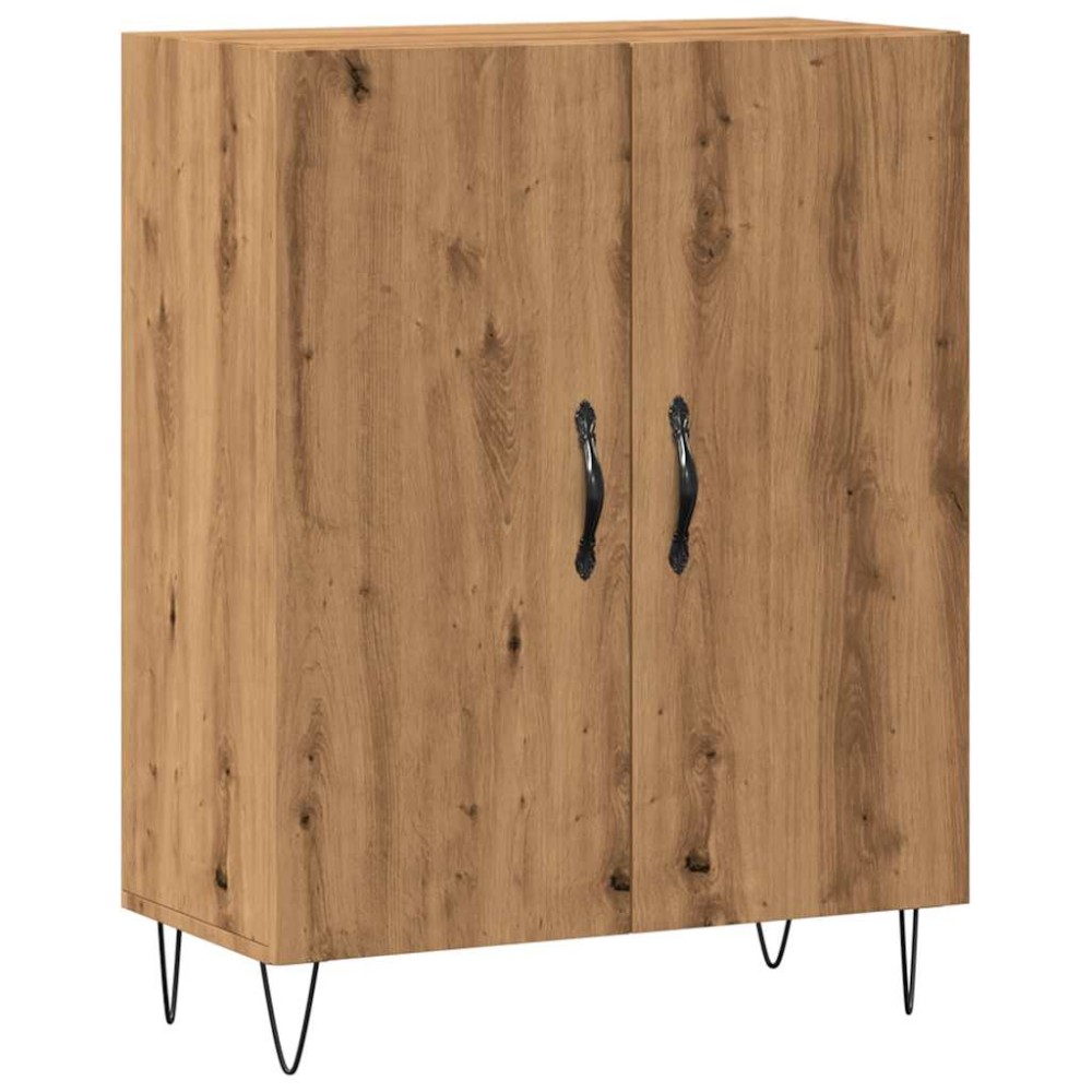 vidaXL Dulap, stejar artizanal, 69,5x34x90 cm, lemn prelucrat