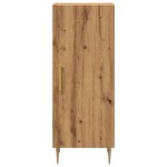 vidaXL Servantă, stejar artizanal, 34,5x34x90 cm, lemn compozit