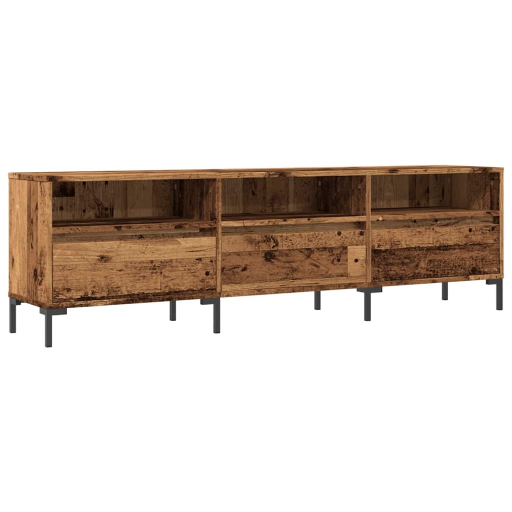vidaXL Comodă TV, lemn vechi, 150x30x44,5 cm, lemn prelucrat