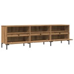 vidaXL Comodă TV, stejar artizanal, 150x30x44,5 cm, lemn prelucrat vidaXL Comodă TV, stejar artizanal, 150x30x44,5 cm, lemn prelucrat