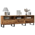 vidaXL Comodă TV, lemn vechi, 150x30x44,5 cm, lemn prelucrat vidaXL Comodă TV, lemn vechi, 150x30x44,5 cm, lemn prelucrat