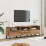 vidaXL Comodă TV, stejar artizanal, 150x30x44,5 cm, lemn prelucrat vidaXL Comodă TV, stejar artizanal, 150x30x44,5 cm, lemn prelucrat
