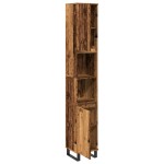 vidaXL Dulap de baie, lemn vechi, 30x30x190 cm, lemn prelucrat vidaXL Dulap de baie, lemn vechi, 30x30x190 cm, lemn prelucrat