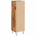 vidaXL Dulap de baie, lemn vechi, 30x30x100 cm, lemn prelucrat