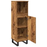 vidaXL Dulap de baie, lemn vechi, 30x30x100 cm, lemn prelucrat vidaXL Dulap de baie, lemn vechi, 30x30x100 cm, lemn prelucrat