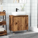 vidaXL Dulap de baie, lemn vechi, 58x33x60 cm, lemn prelucrat
