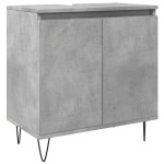 vidaXL Dulap de baie, gri beton, 58x33x60 cm, lemn prelucrat