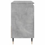 vidaXL Dulap de baie, gri beton, 65x33x60 cm, lemn prelucrat