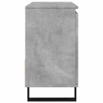 vidaXL Dulap de chiuvetă baie, gri beton, 65x33x60 cm, lemn prelucrat vidaXL Dulap de chiuvetă baie, gri beton, 65x33x60 cm, lemn prelucrat