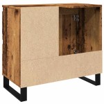 vidaXL Dulap chiuvetă baie, lemn vechi, 65x33x60 cm, lemn prelucrat vidaXL Dulap chiuvetă baie, lemn vechi, 65x33x60 cm, lemn prelucrat
