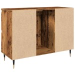 vidaXL Dulap pentru baie, lemn vechi, 80x33x60 cm, lemn prelucrat vidaXL Dulap pentru baie, lemn vechi, 80x33x60 cm, lemn prelucrat