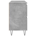 vidaXL Dulap pentru baie, gri beton, 80x33x60 cm, lemn compozit vidaXL Dulap pentru baie, gri beton, 80x33x60 cm, lemn compozit