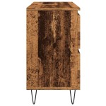 vidaXL Dulap pentru baie, lemn vechi, 80x33x60 cm, lemn prelucrat vidaXL Dulap pentru baie, lemn vechi, 80x33x60 cm, lemn prelucrat