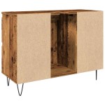 vidaXL Dulap pentru baie, lemn vechi, 80x33x60 cm, lemn prelucrat vidaXL Dulap pentru baie, lemn vechi, 80x33x60 cm, lemn prelucrat