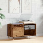 vidaXL Dulap pentru discuri, lemn vechi, 84,5x38x48 cm, lemn prelucrat vidaXL Dulap pentru discuri, lemn vechi, 84,5x38x48 cm, lemn prelucrat