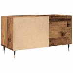 vidaXL Dulap pentru discuri, lemn vechi, 84,5x38x48 cm, lemn prelucrat vidaXL Dulap pentru discuri, lemn vechi, 84,5x38x48 cm, lemn prelucrat
