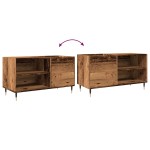 vidaXL Dulap pentru discuri, lemn vechi, 84,5x38x48 cm, lemn prelucrat vidaXL Dulap pentru discuri, lemn vechi, 84,5x38x48 cm, lemn prelucrat