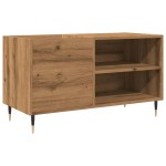 vidaXL Dulap discuri stejar artizanal, 84,5x38x48 cm, lemn prelucrat