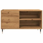 vidaXL Dulap discuri stejar artizanal, 84,5x38x48 cm, lemn prelucrat