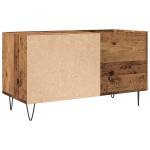 vidaXL Dulap pentru discuri, lemn vechi, 84,5x38x48 cm, lemn prelucrat vidaXL Dulap pentru discuri, lemn vechi, 84,5x38x48 cm, lemn prelucrat